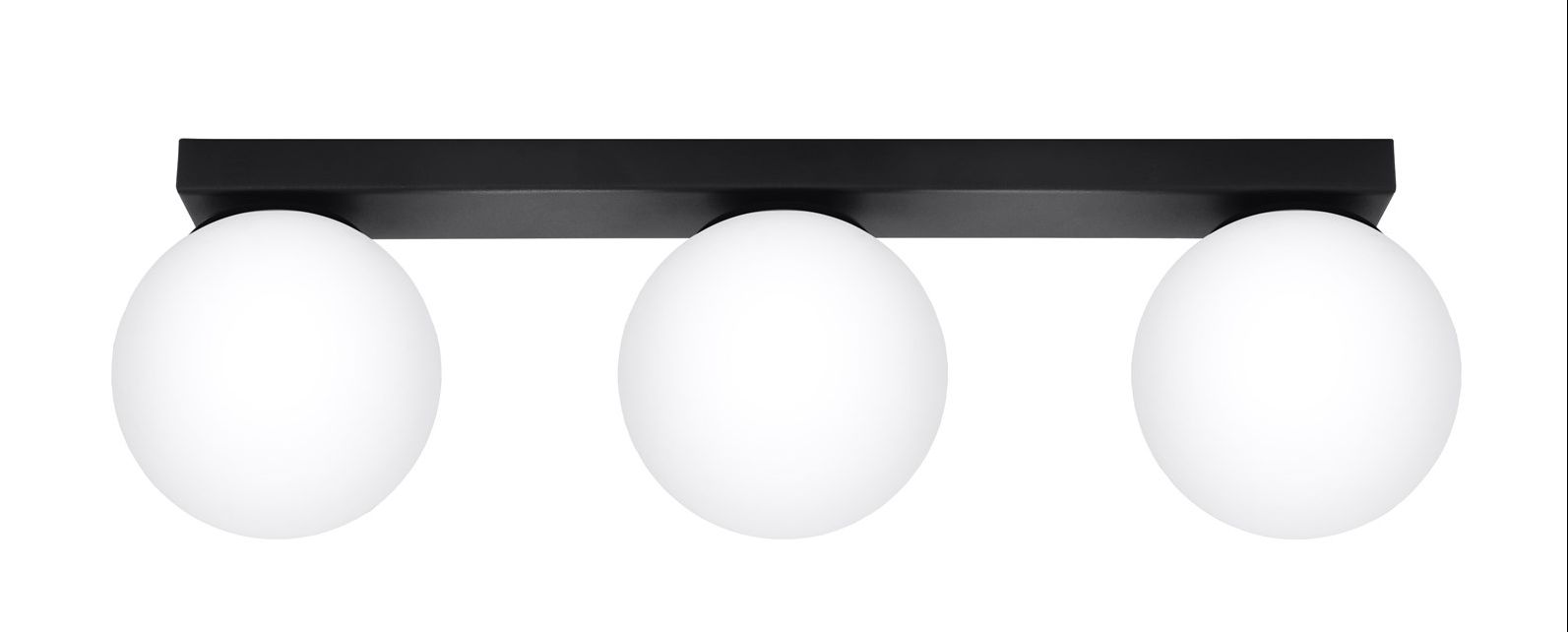 Sollux Lighting Yoli lámpara de techo 3x12 W negro SL.1153