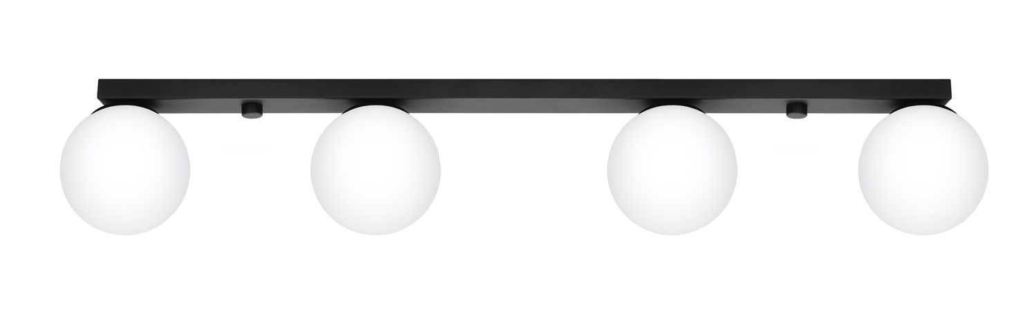 Sollux Lighting Yoli lámpara de techo 4x12 W negro SL.1154