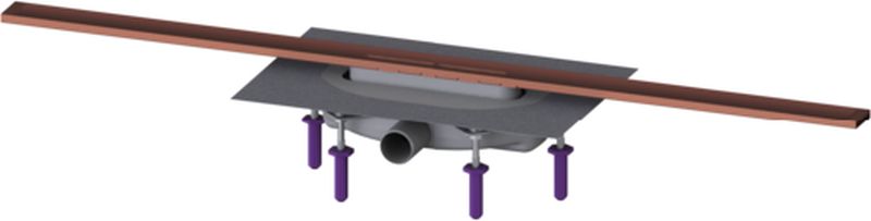 Kessel Linearis Infinity desagüe de ducha 100 cm cobre 45303.10