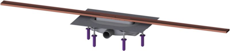 Kessel Linearis Infinity desagüe de ducha 120 cm cobre 45303.12