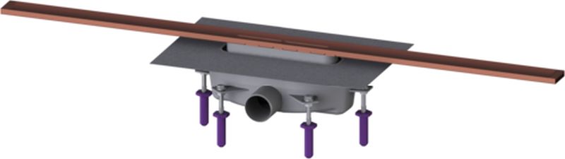 Kessel Linearis Infinity desagüe de ducha 100 cm cobre 45203.10