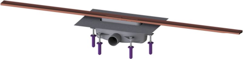 Kessel Linearis Infinity desagüe de ducha 120 cm cobre 45203.12