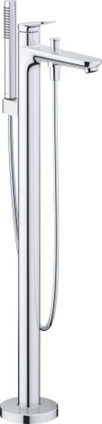 Duravit Wave grifo de bañera y ducha en suelo cromo WA5250000010