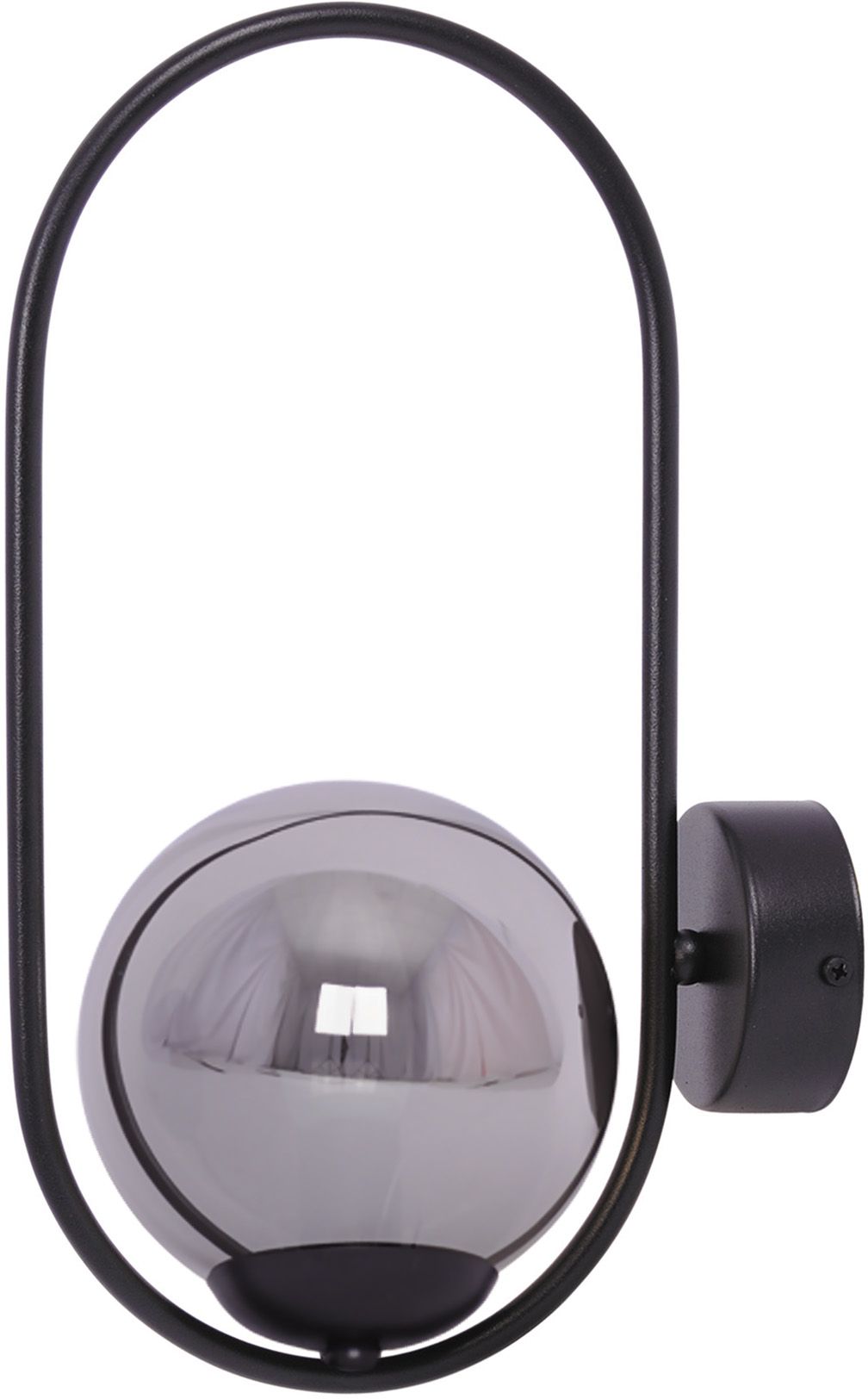 Kaja Davos lámpara de pared 1x40 W negro-grafito K-5115