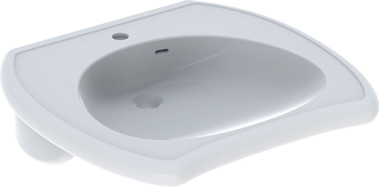 Geberit Vitalis lavabo 65x60 cm clásico para discapacitados blanco 121766000
