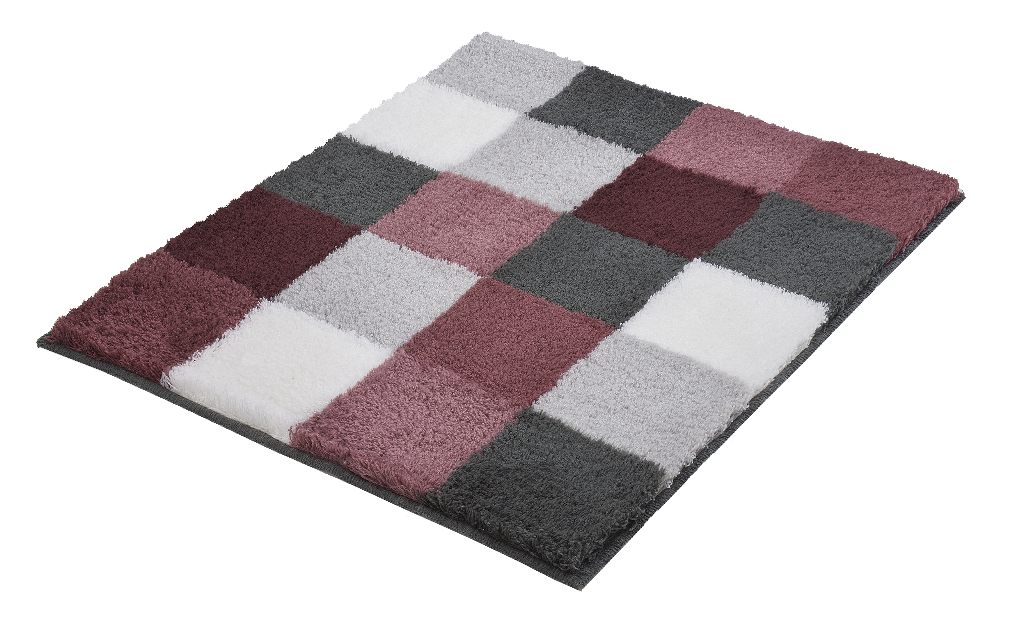 Kleine Wolke Caro alfombrilla para baño 65x55 cm rectangular burdeos 5426407539