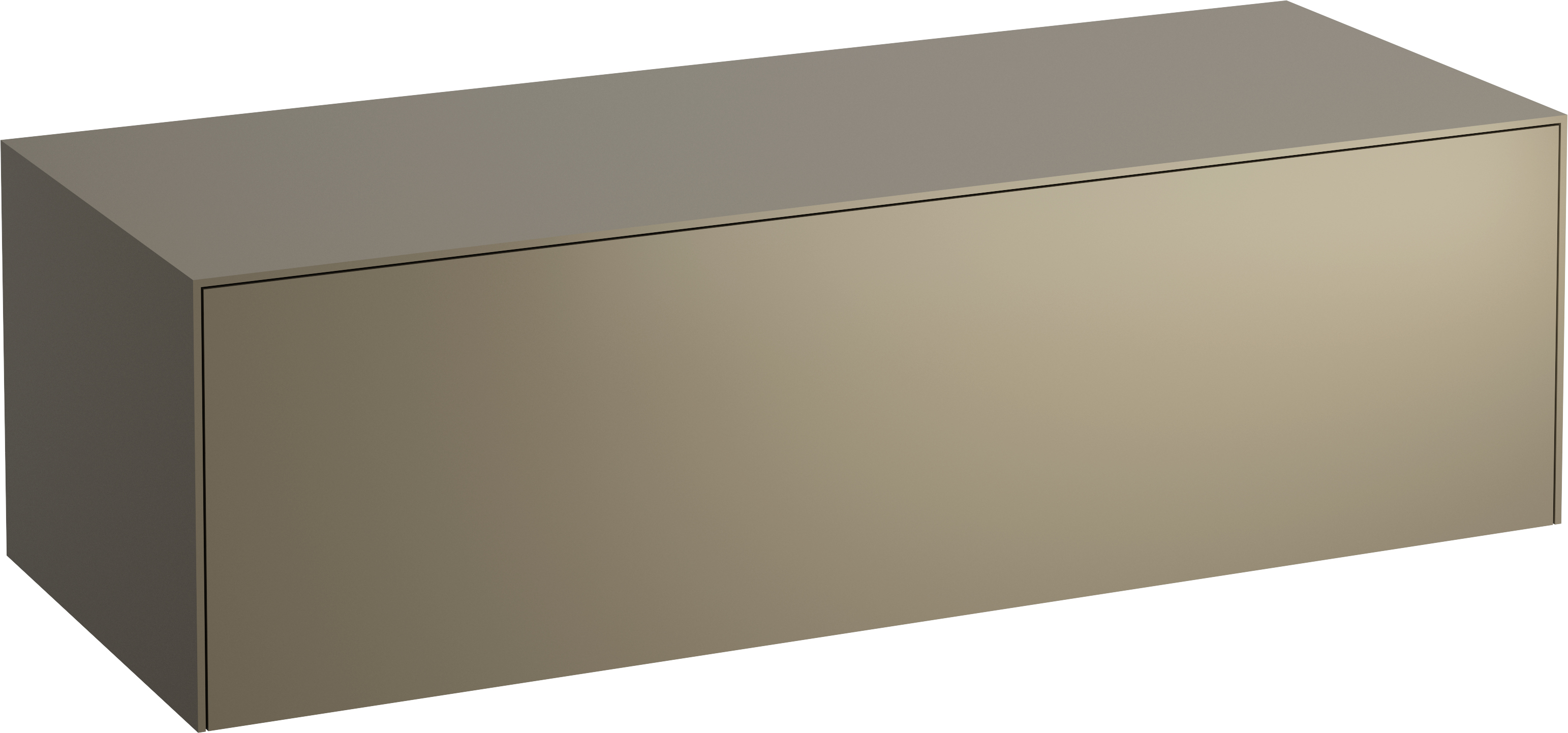 Laufen Sonar armario con encimera 117.5x45.5x34 cm suspendido, para lavabo castaño-cobre H4054200340421