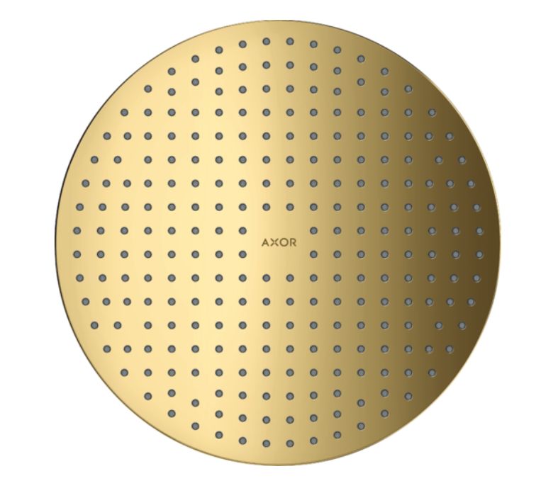 Axor ShowerSolutions ducha con efecto lluvia 30x30 cm circular oro 35305990