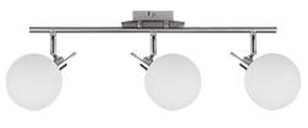 Candellux Ghost lámpara de techo 3x40 W blanco-cromo 93-01498