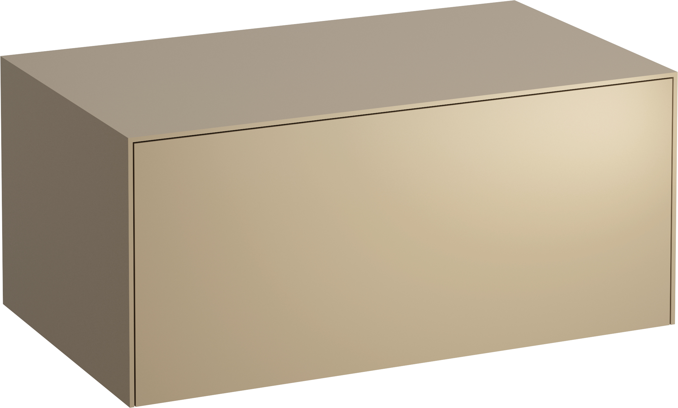 Laufen Sonar armario con encimera 77.5x45.5x34 cm suspendido, para lavabo oro H4054100340401