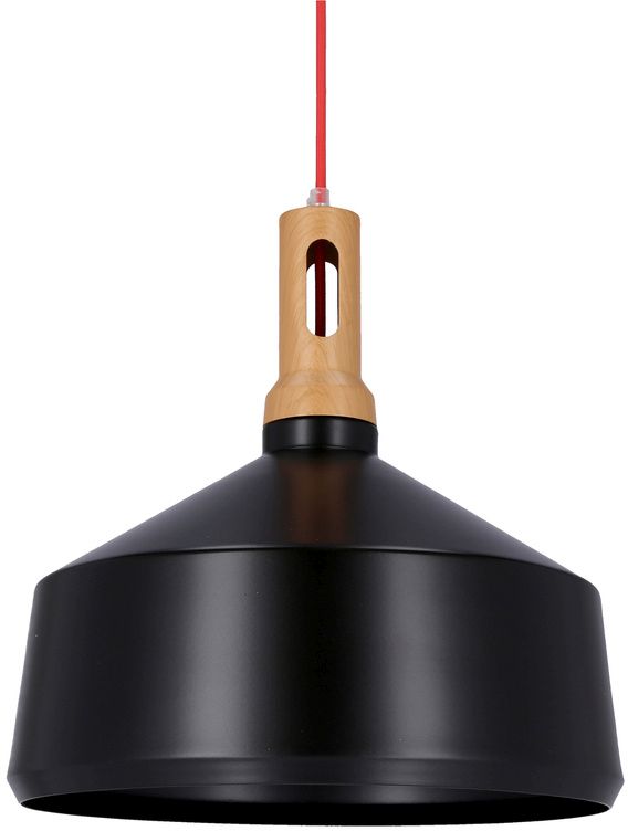 Candellux Robinson lámpara colgante 1x60 W negro 31-10438