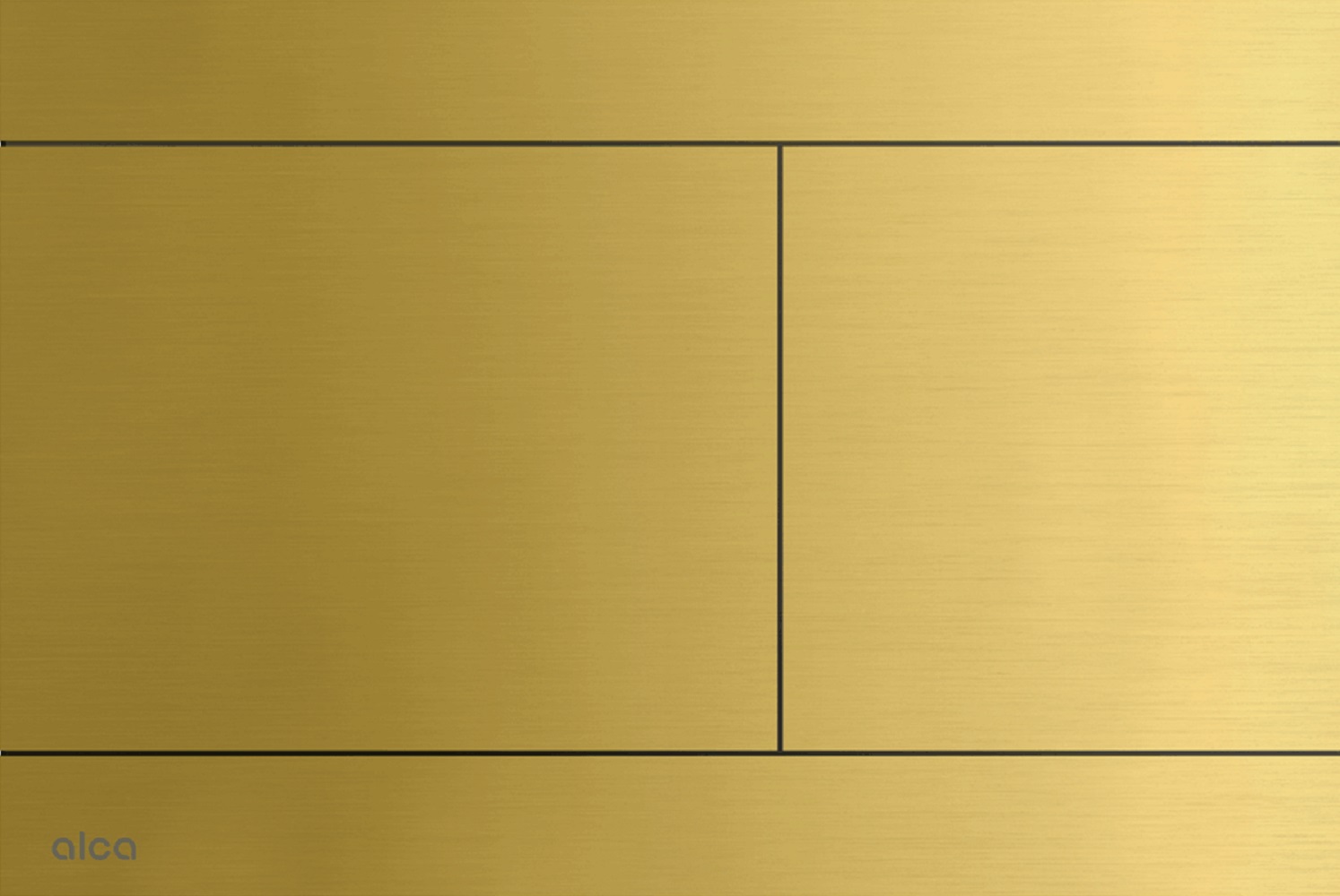 Alca Flat botón de descarga para WC oro FUN-BRASS