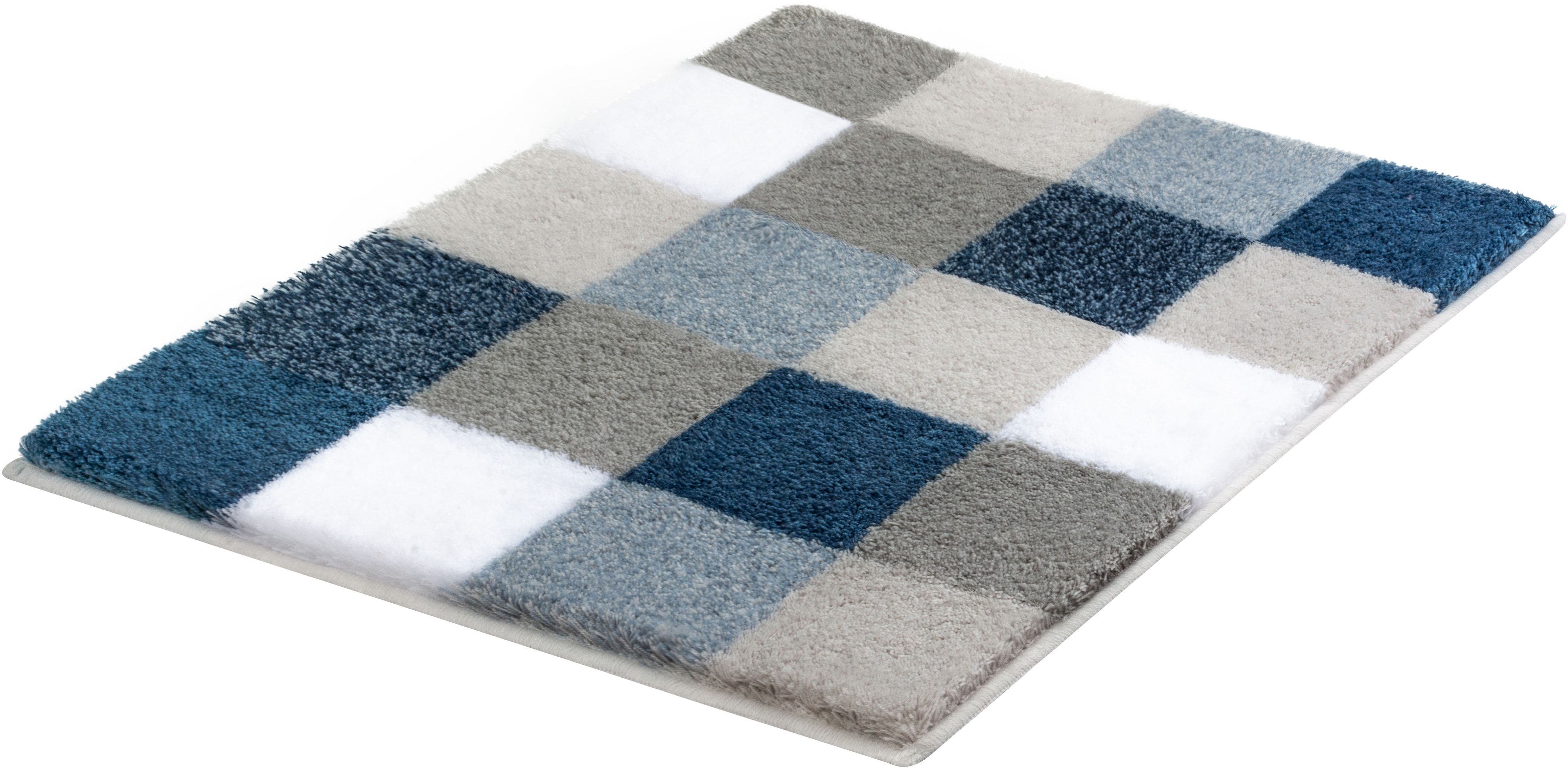 Kleine Wolke Caro alfombrilla para baño 65x55 cm rectangular blanco-gris-beige-negro-mezcla de colores 5426783539