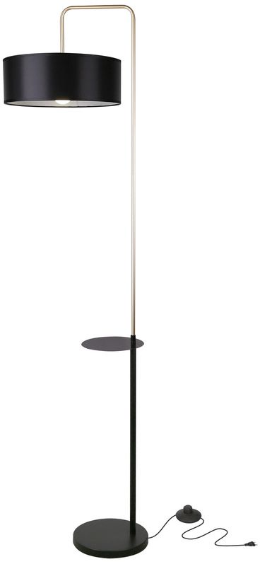 Candellux Impact lámpara de pie 1x40 W negro-oro 51-00026