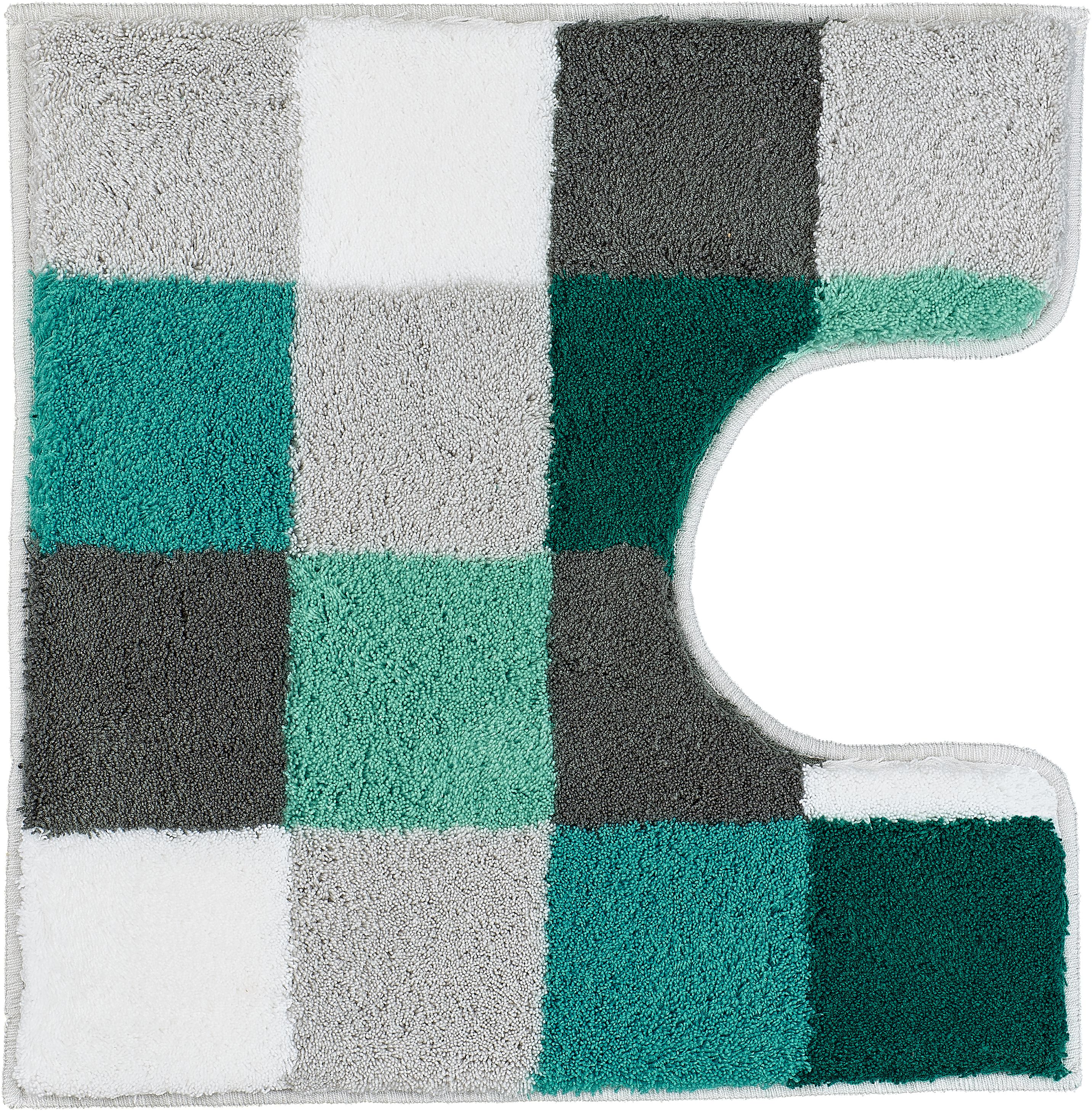 Kleine Wolke Caro alfombrilla para baño 55x55 cm para inodoro mezcla de colores 5426675129