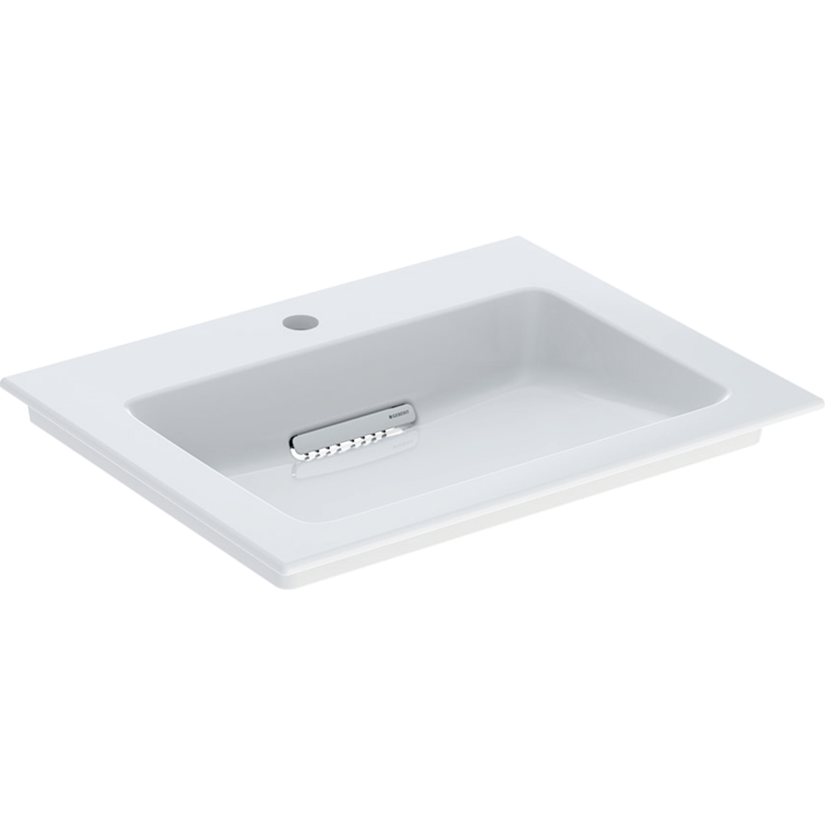 Geberit One lavabo 60x48 cm rectangular para mueble blanco 505.002.00.1