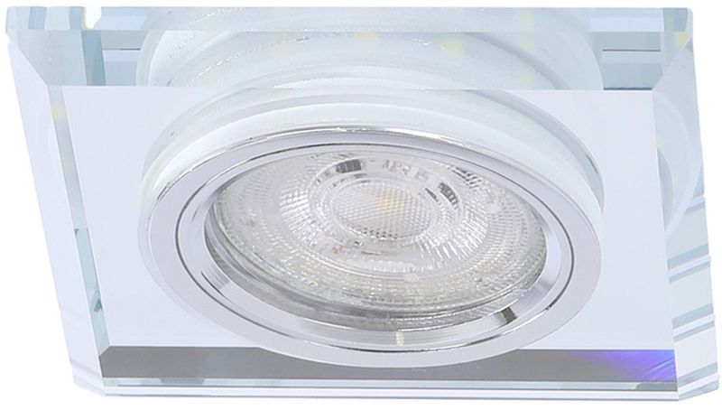 Candellux SS-22 lámpara empotrada 2x50 W cromo-transparente 2226934