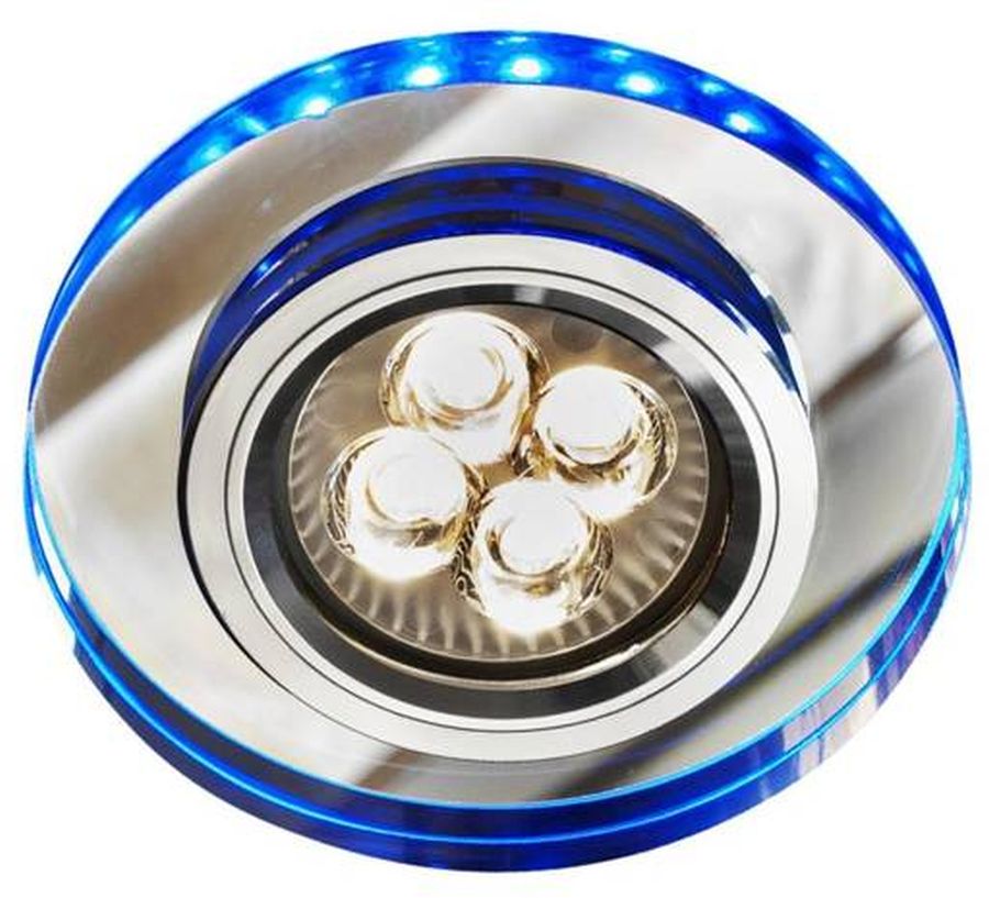 Candellux SS-23 lámpara empotrada 2x50 W cromo-transparente 2226965