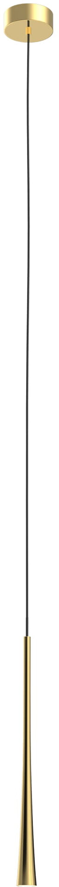 MaxLight Coffee lámpara colgante 1x7 W oro P0484