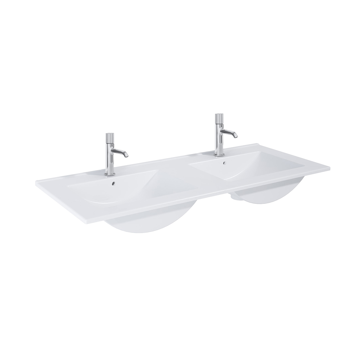 Oltens Vernal lavabo 120x46 cm rectangular para mueble blanco 41209000
