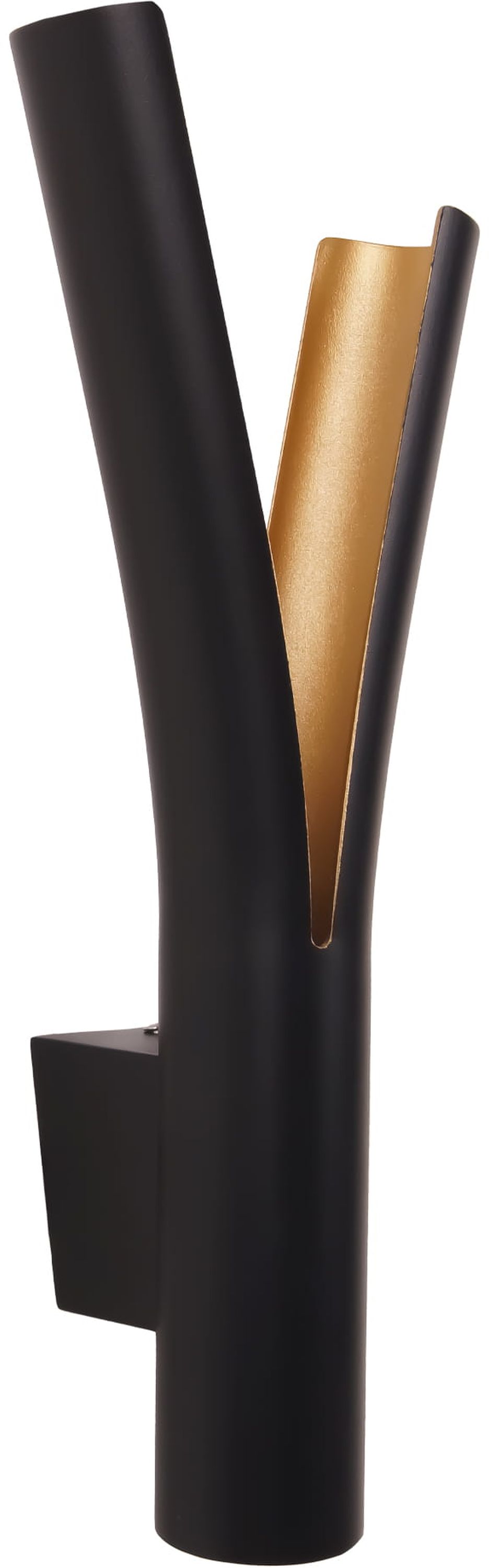 MaxLight Ramo lámpara de pared 2x5 W negro-oro W0324