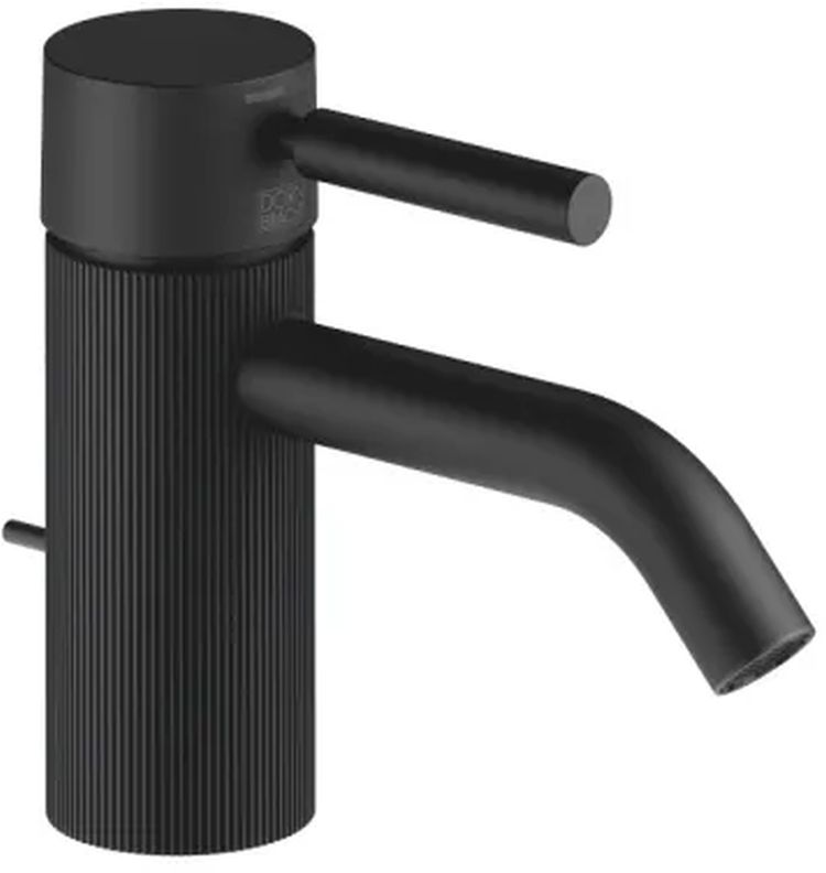 Dornbracht Meta grifo para lavabo de pie negro 33504660-33