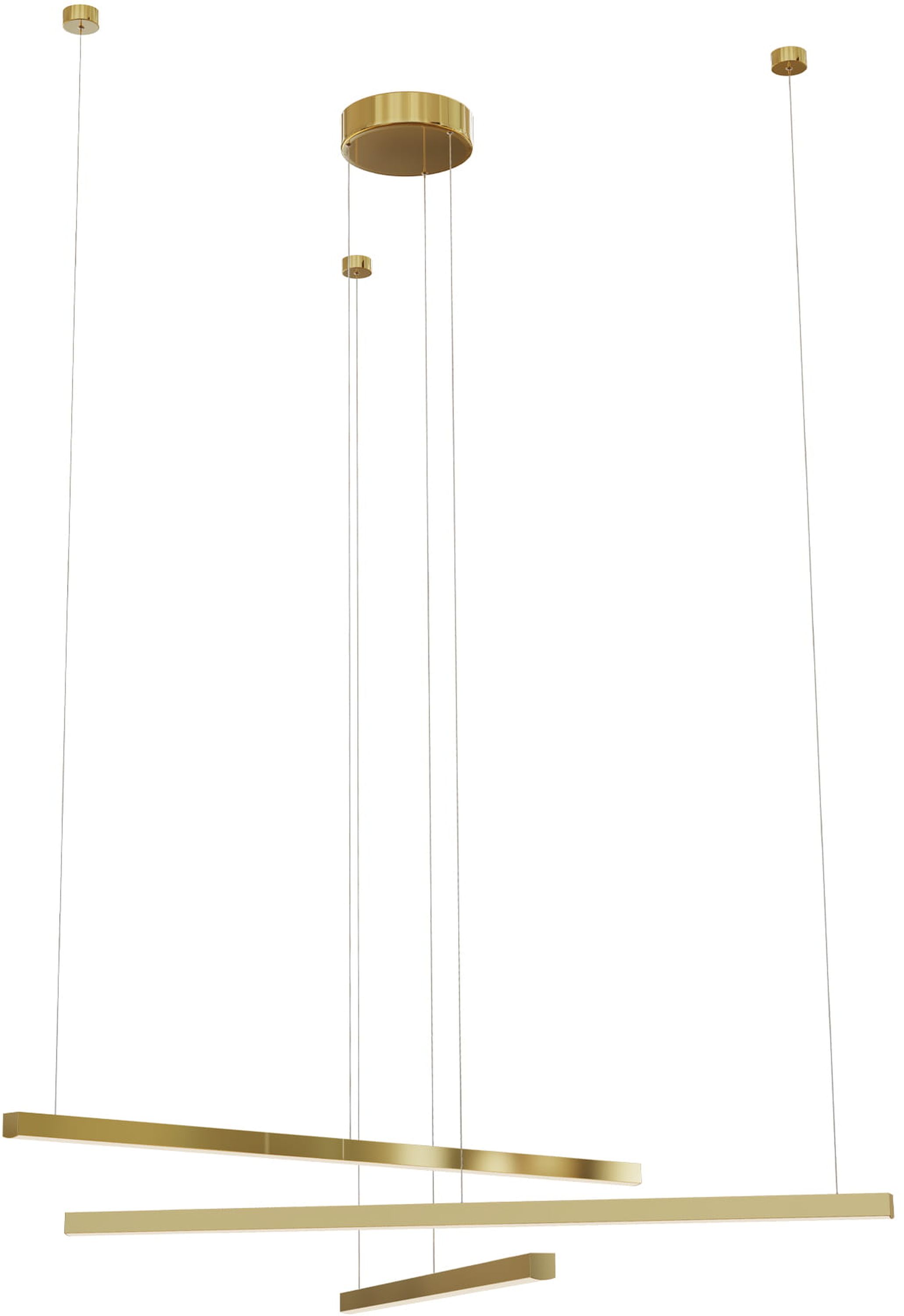 MaxLight Trio lámpara colgante 3x12 W oro P0474D