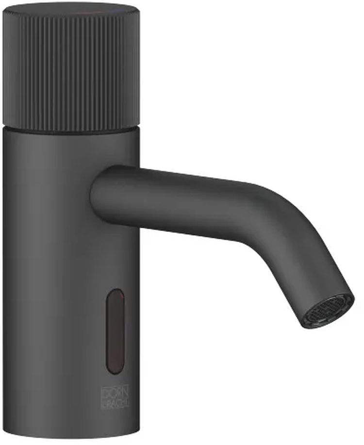 Dornbracht Meta grifo para lavabo de pie electrónico negro 44511660-33
