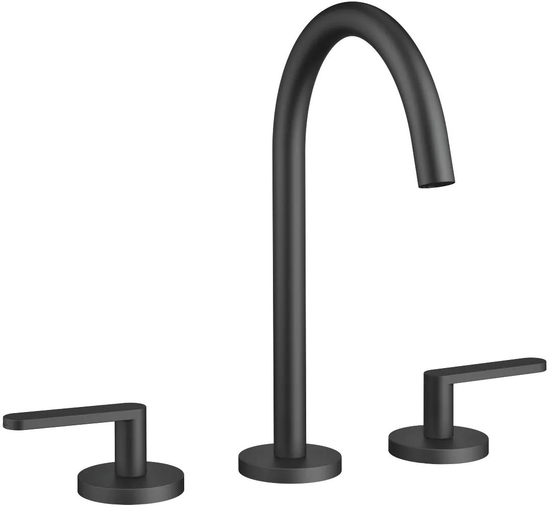 Dornbracht Meta grifo para lavabo de pie negro 20713661-33