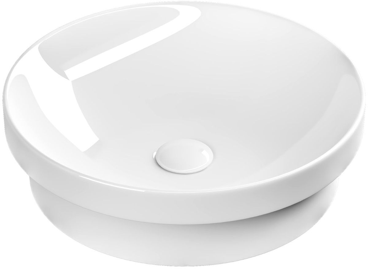 Sapho lavabo 43x43 cm circular empotrado blanco 3041