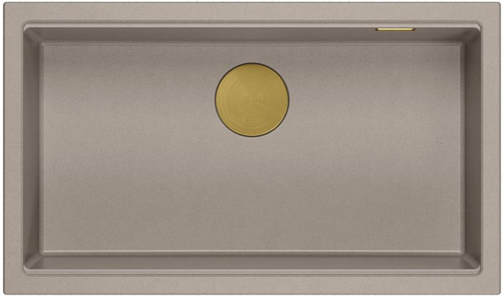 Quadron Logan fregadero graniteq 76x45 cm beige HQD7644U4_PVDG1_U