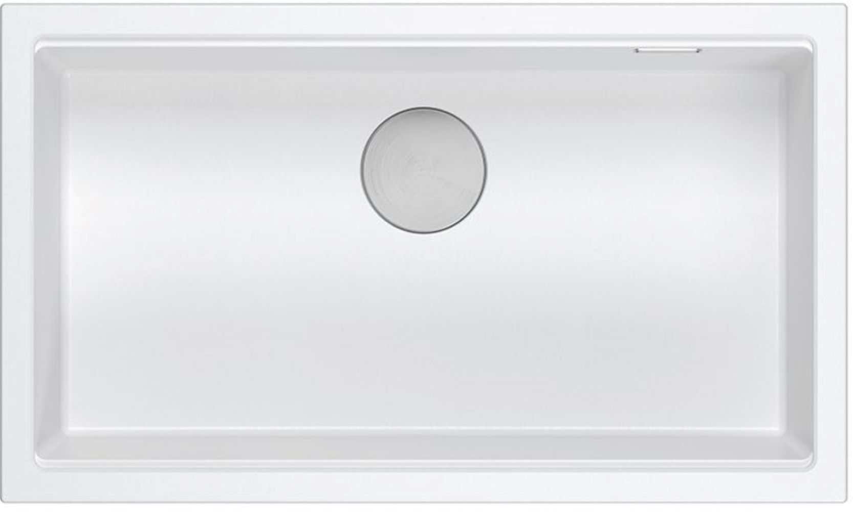 Quadron Logan fregadero graniteq 76x45 cm blanco HQD7644U1_BS_U