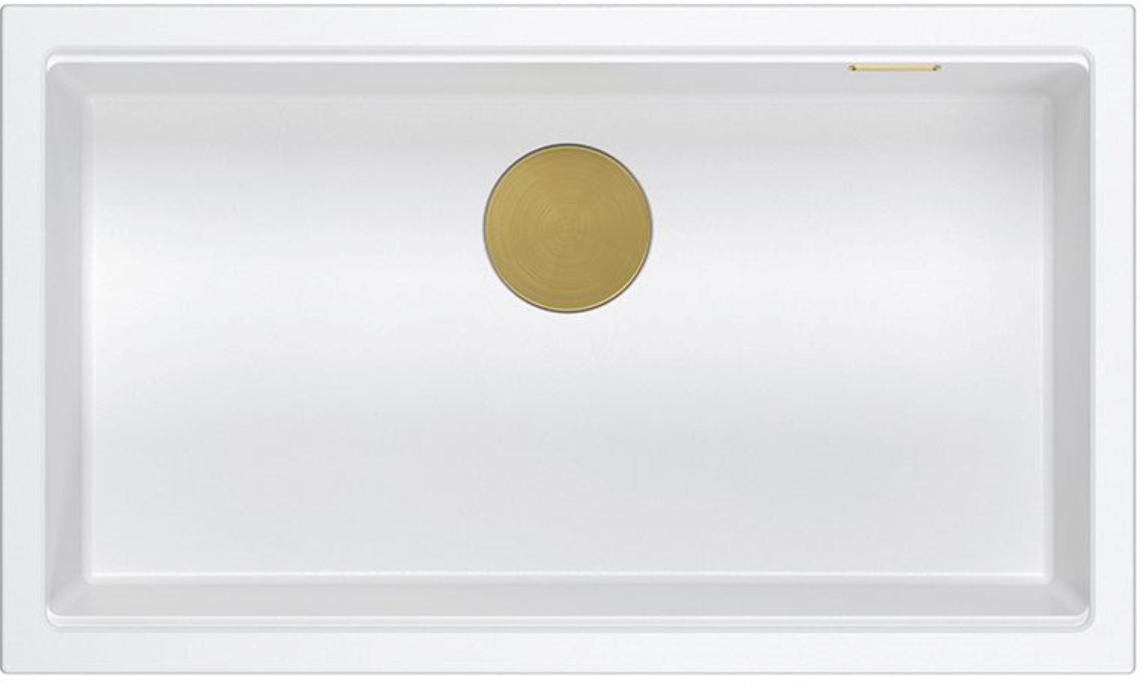 Quadron Logan fregadero graniteq 76x45 cm blanco HQD7644U1_PVDG1_U