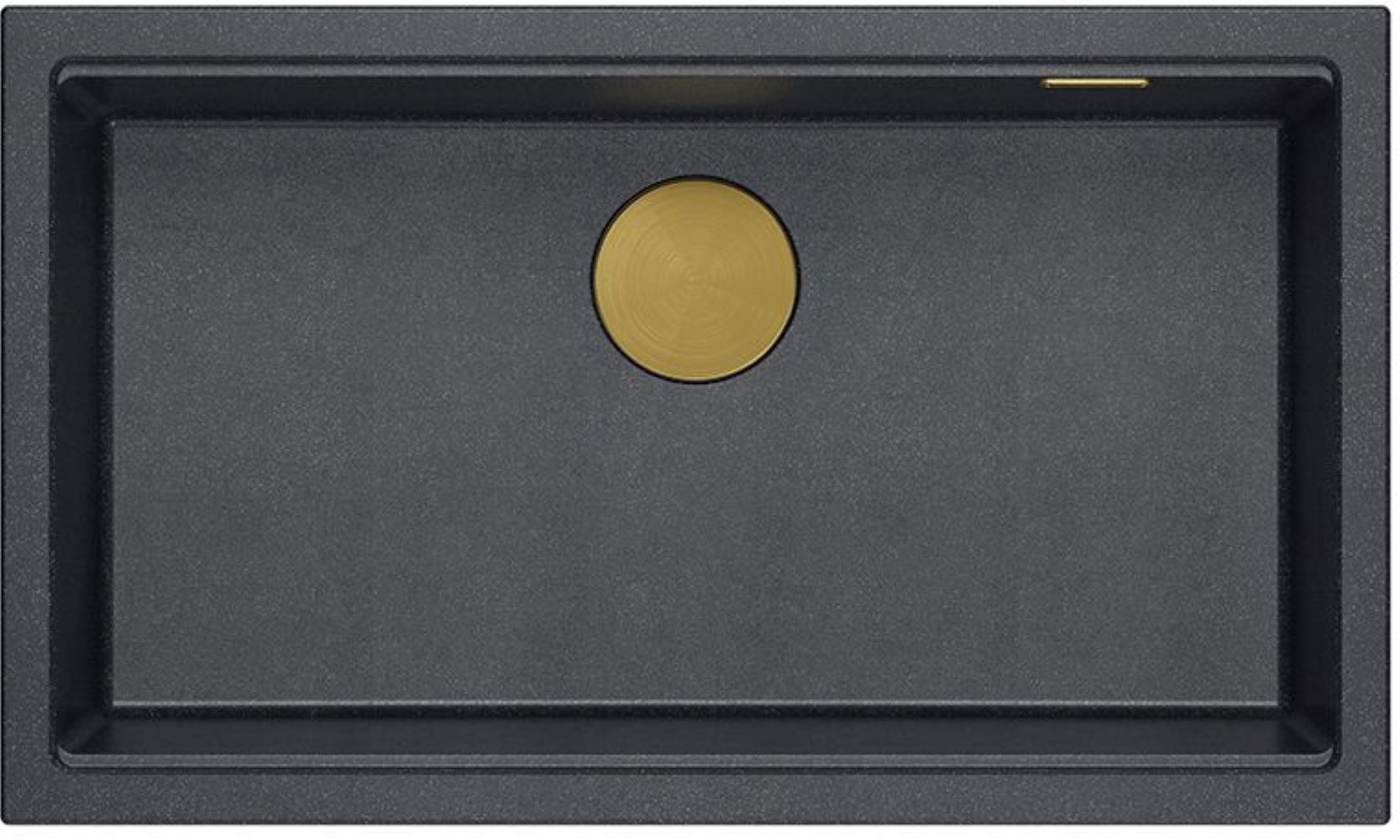 Quadron Logan fregadero graniteq 76x45 cm negro-antracita HQD7644U8_PVDG1_U