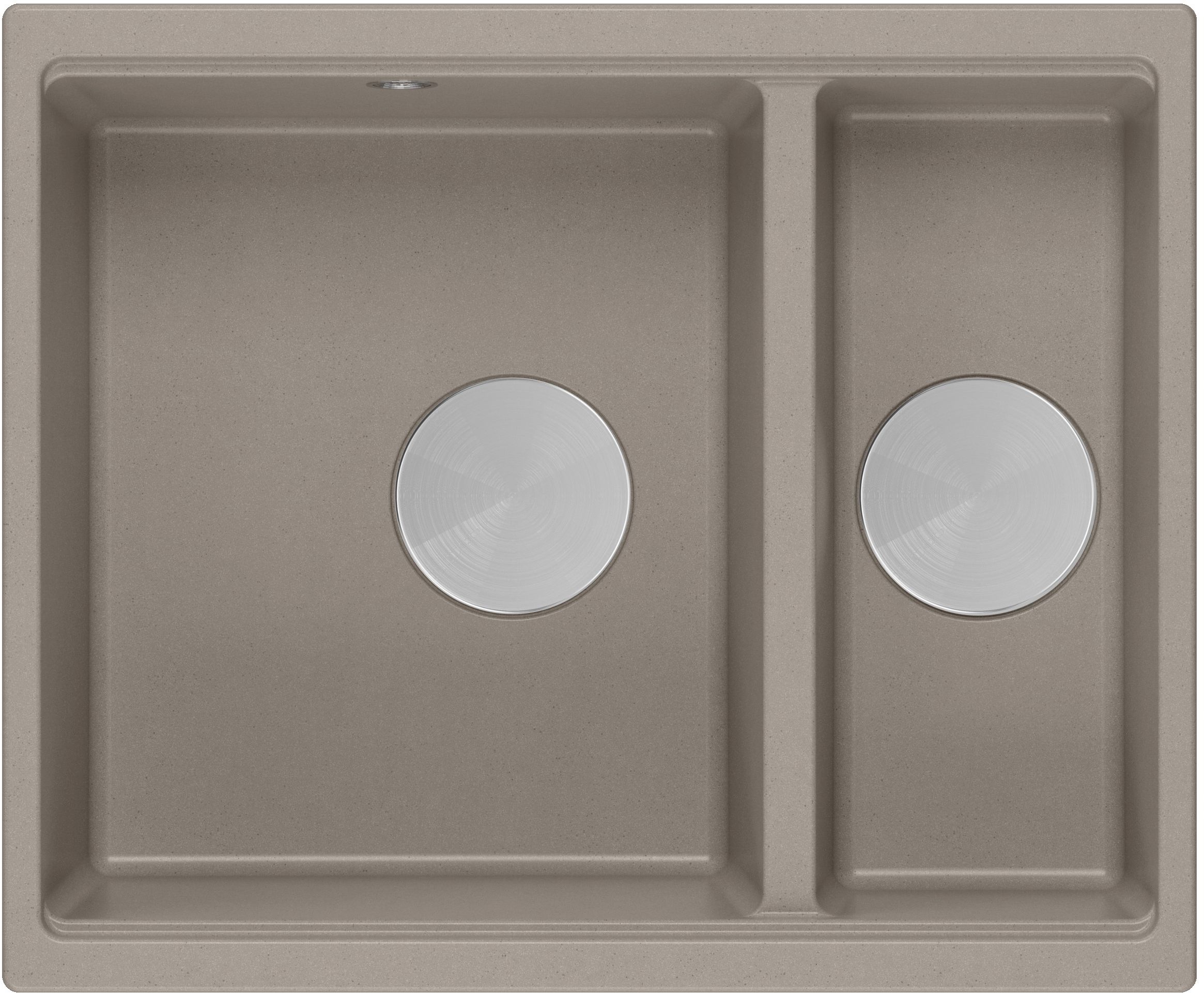 Quadron Logan fregadero graniteq 55x46 cm beige HCQL5646U4-BS_U