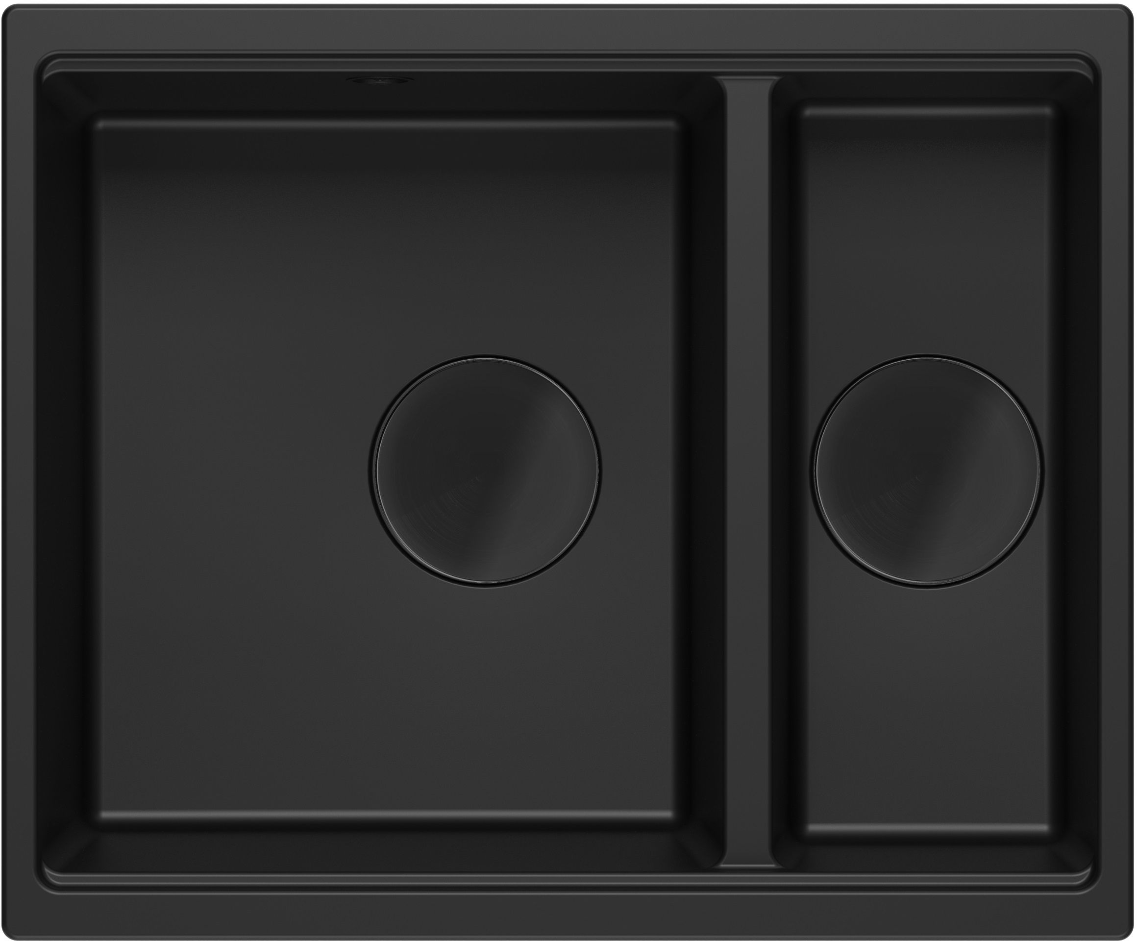 Quadron Logan fregadero graniteq 55x46 cm negro HCQL5646U7-BLM_U