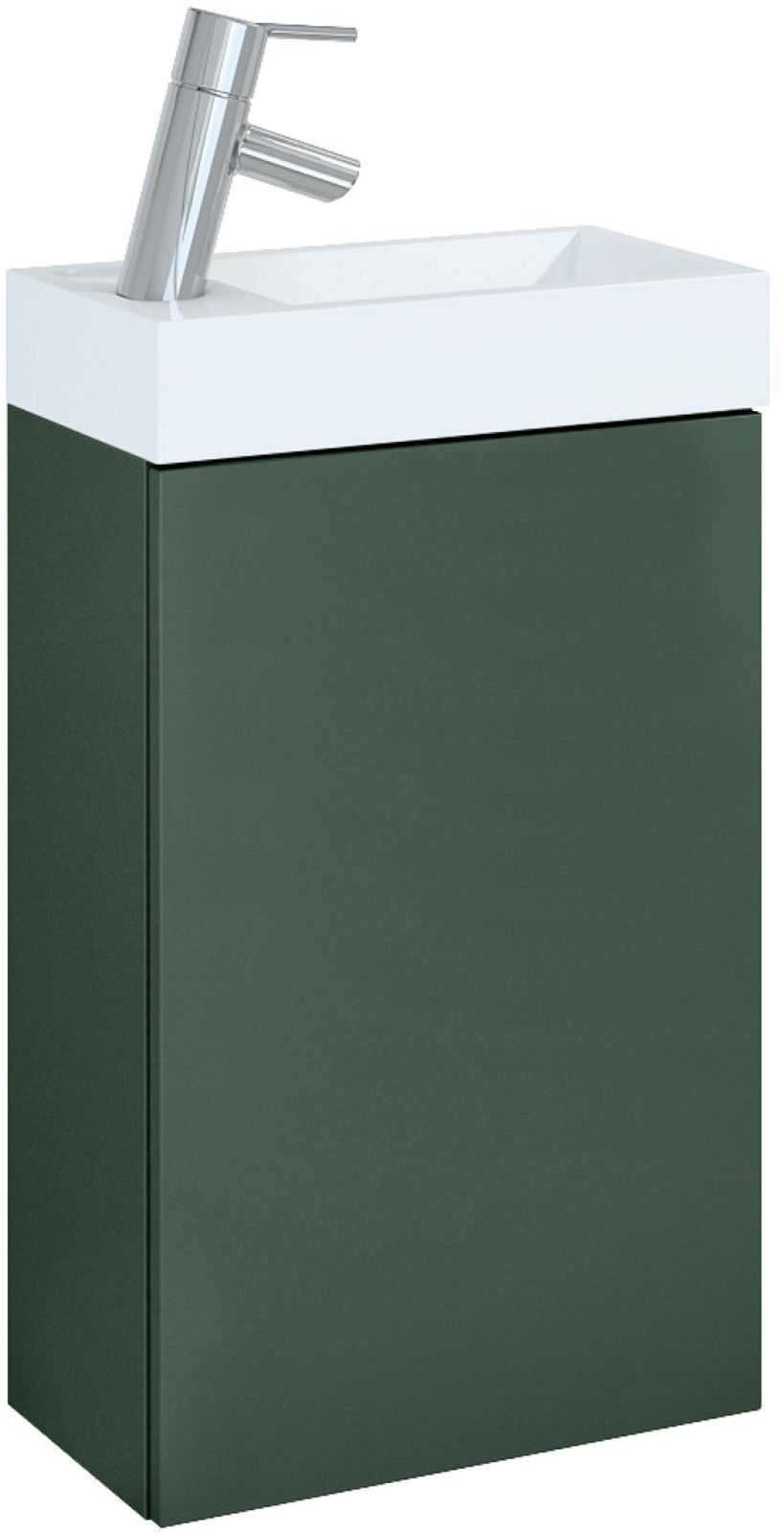 Elita Young Basic lavabo con mueble 40.2 cm verde RE168993007010