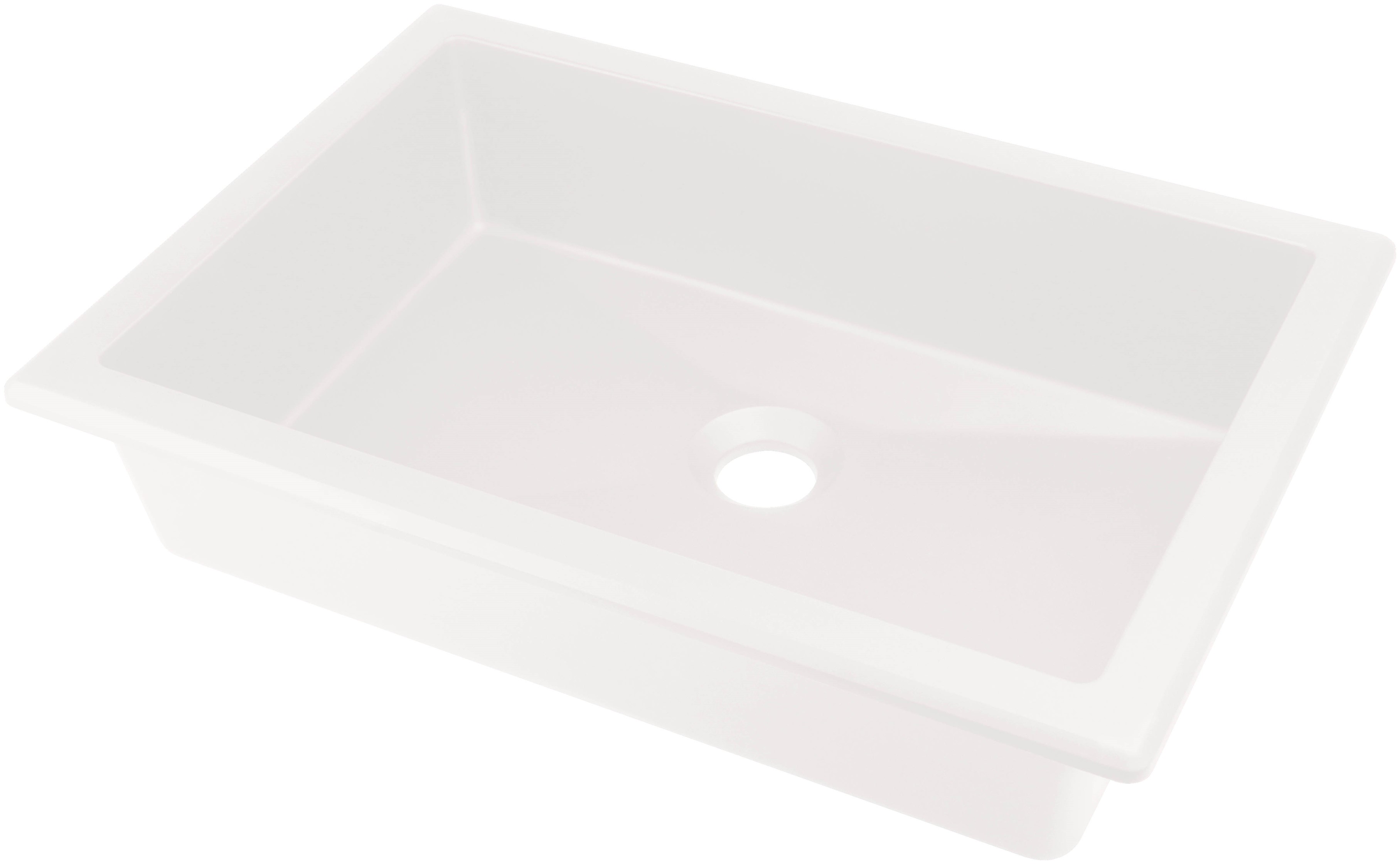 Deante Correo lavabo 50x35 cm rectangular empotrado-bajo encimera blanco CQR_AU5U