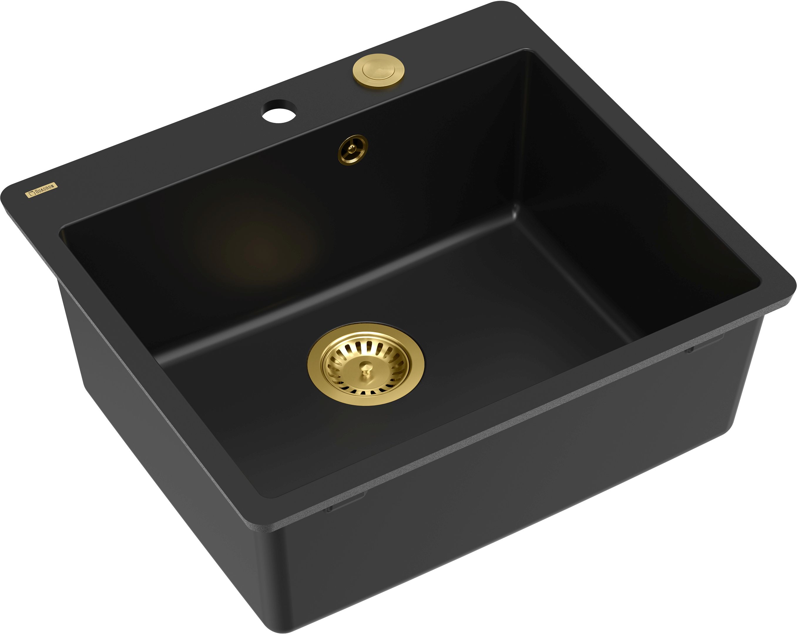 Quadron Morgan fregadero graniteq 56.5x49.5 cm negro HB8304U7-FM_G1_P2O