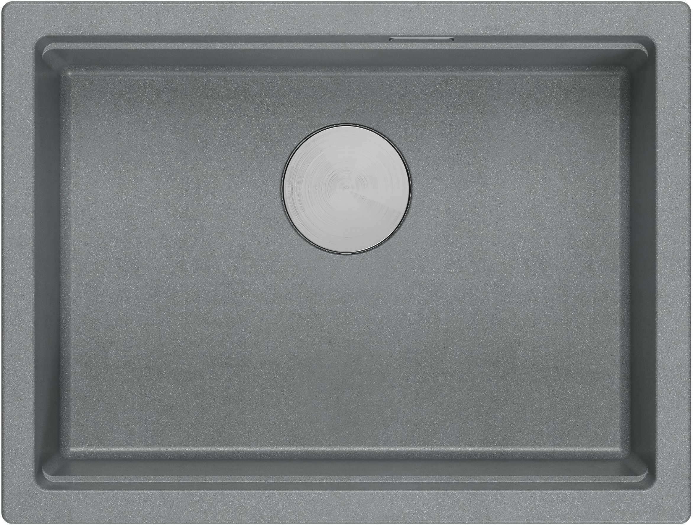 Quadron Logan fregadero graniteq 56x45 cm gris/grafito/ónix HQJ6045U5_BS_U
