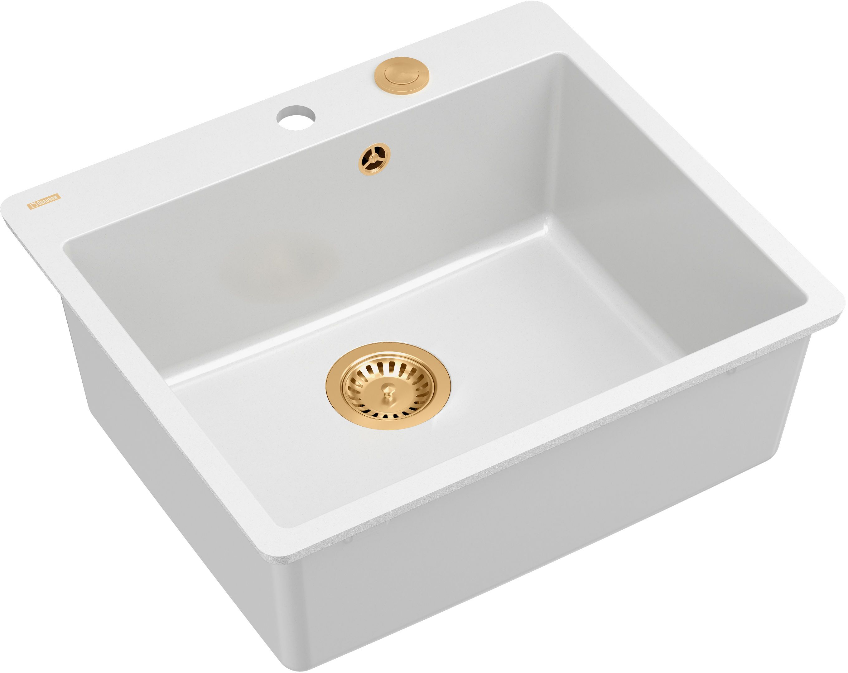 Quadron Morgan fregadero graniteq 56.5x49.5 cm blanco HB8304U1-FM_C1_P2O