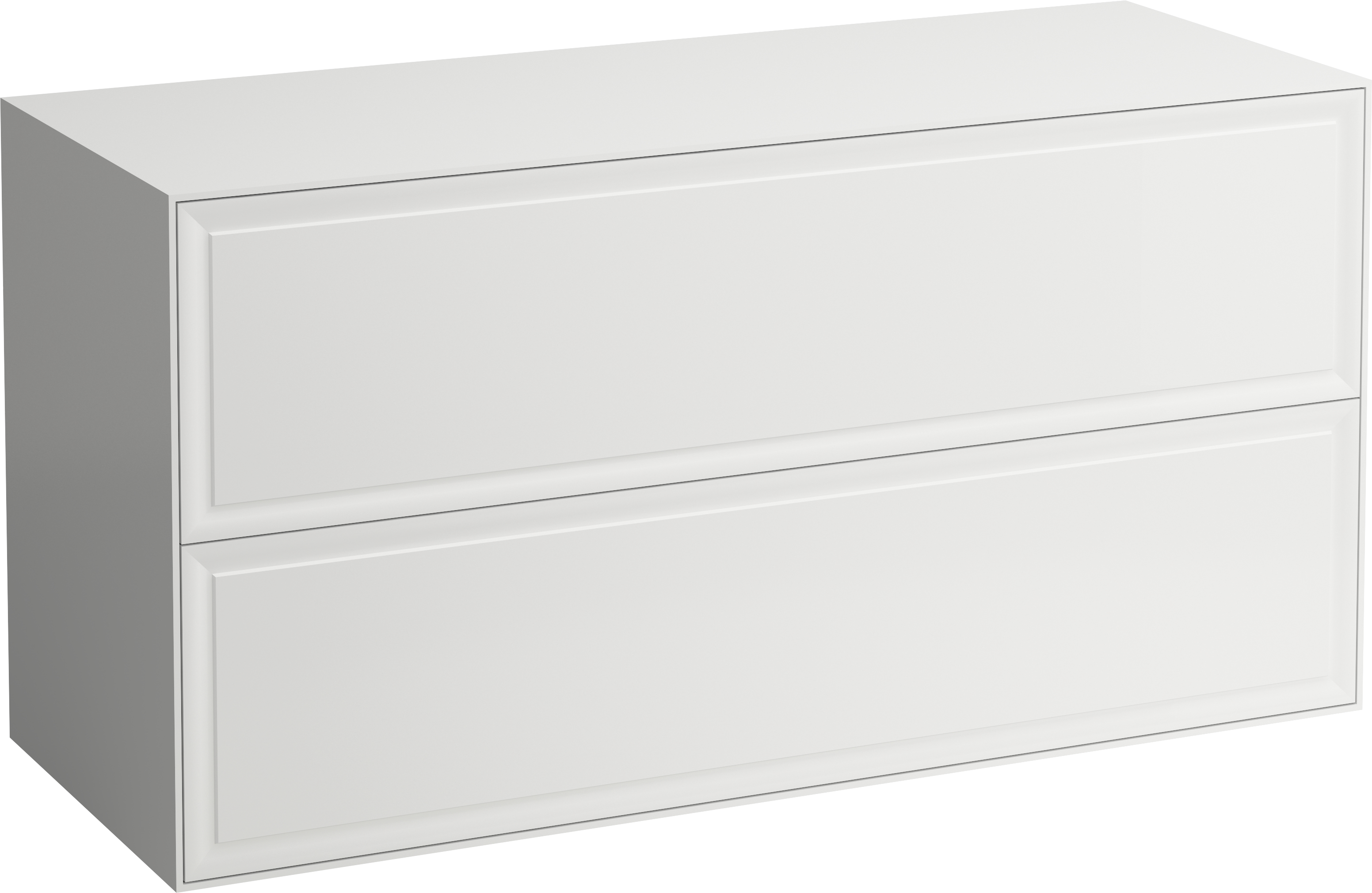 Laufen The New Classic armario con encimera 117.5x45.5x60 cm suspendido, para lavabo blanco H4060260856311