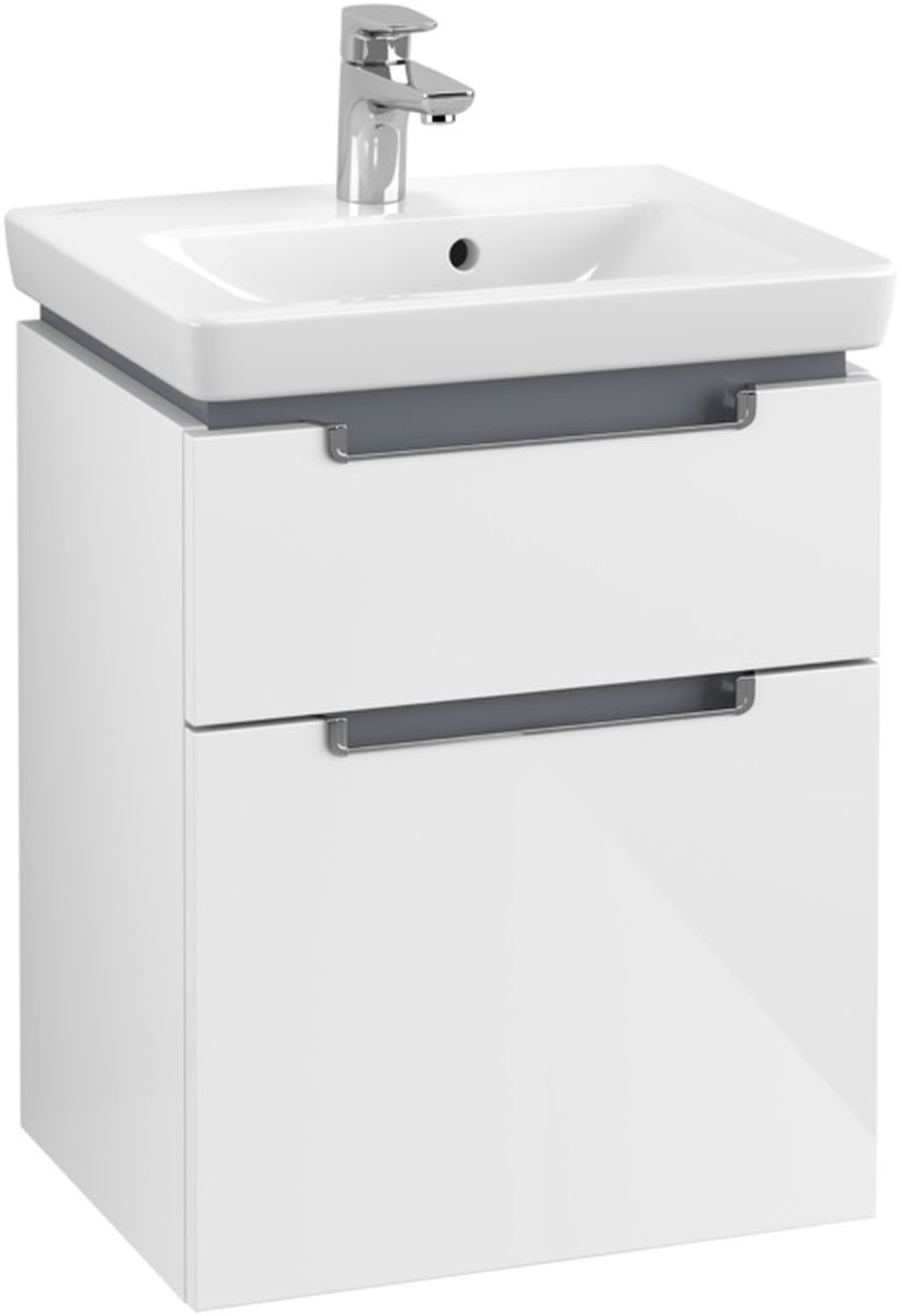 Villeroy & Boch Subway 2.0 armario 48.5x37.9x59 cm suspendido, para lavabo blanco A90710DH