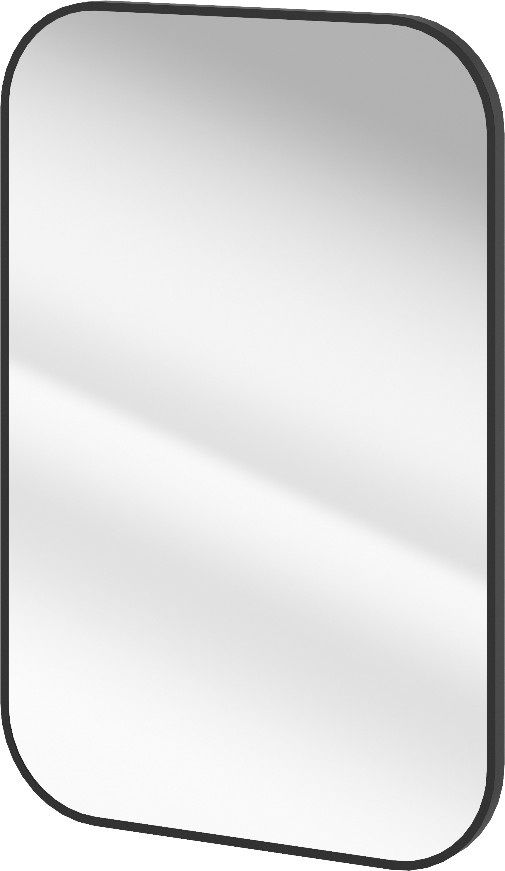 Deante Mokko espejo 50x75 cm rectangular negro ADMN801