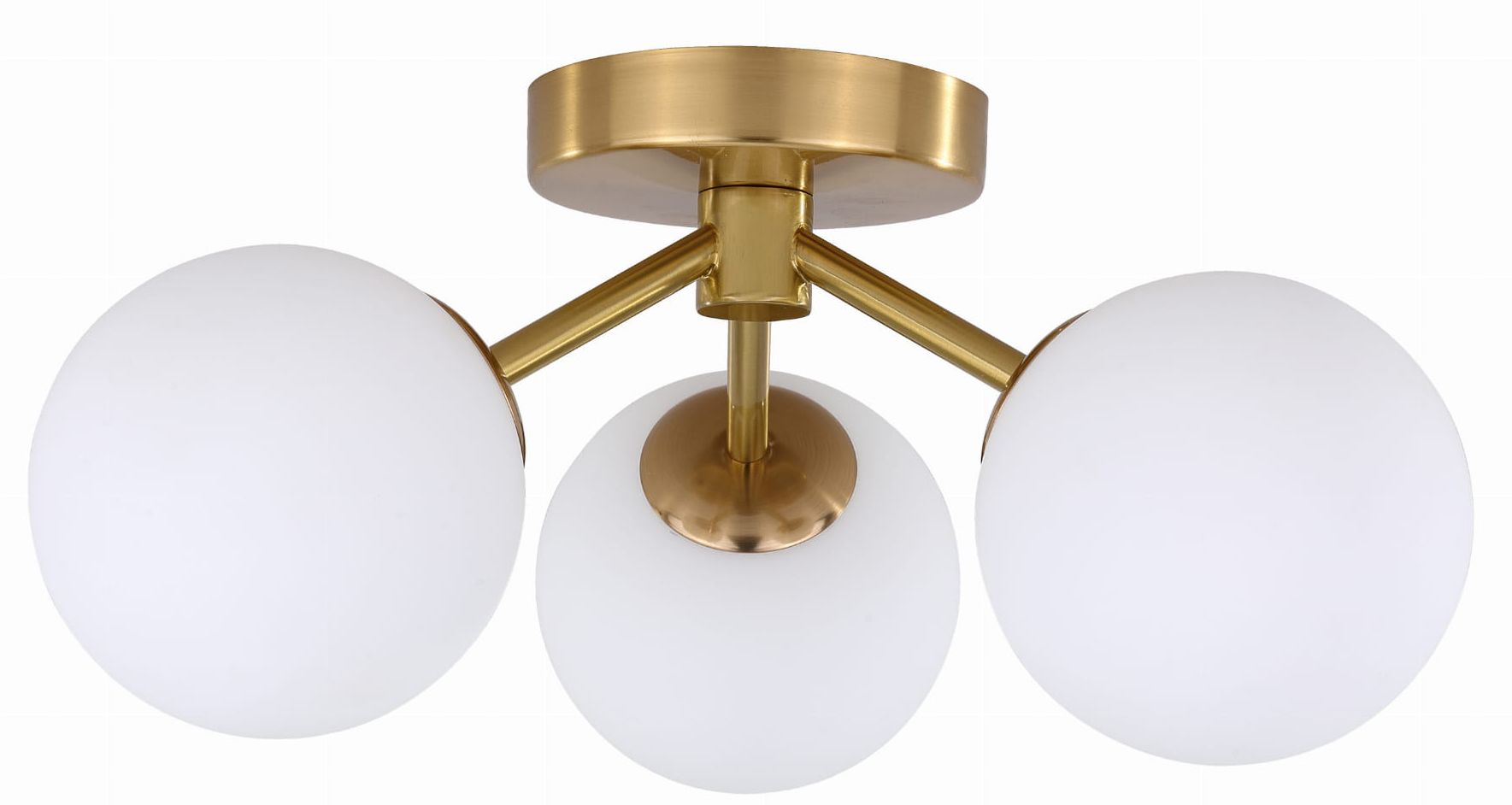 Light Prestige Dorado lámpara de techo 3x40 W blanco-oro LP-002/3C