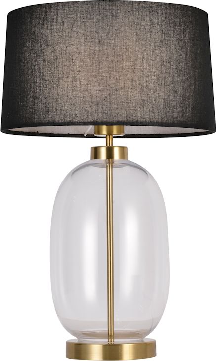 Light Prestige Amur lámpara de sobremesa 1x60 W negro-transparente LP-919/1TTRANSPARENT
