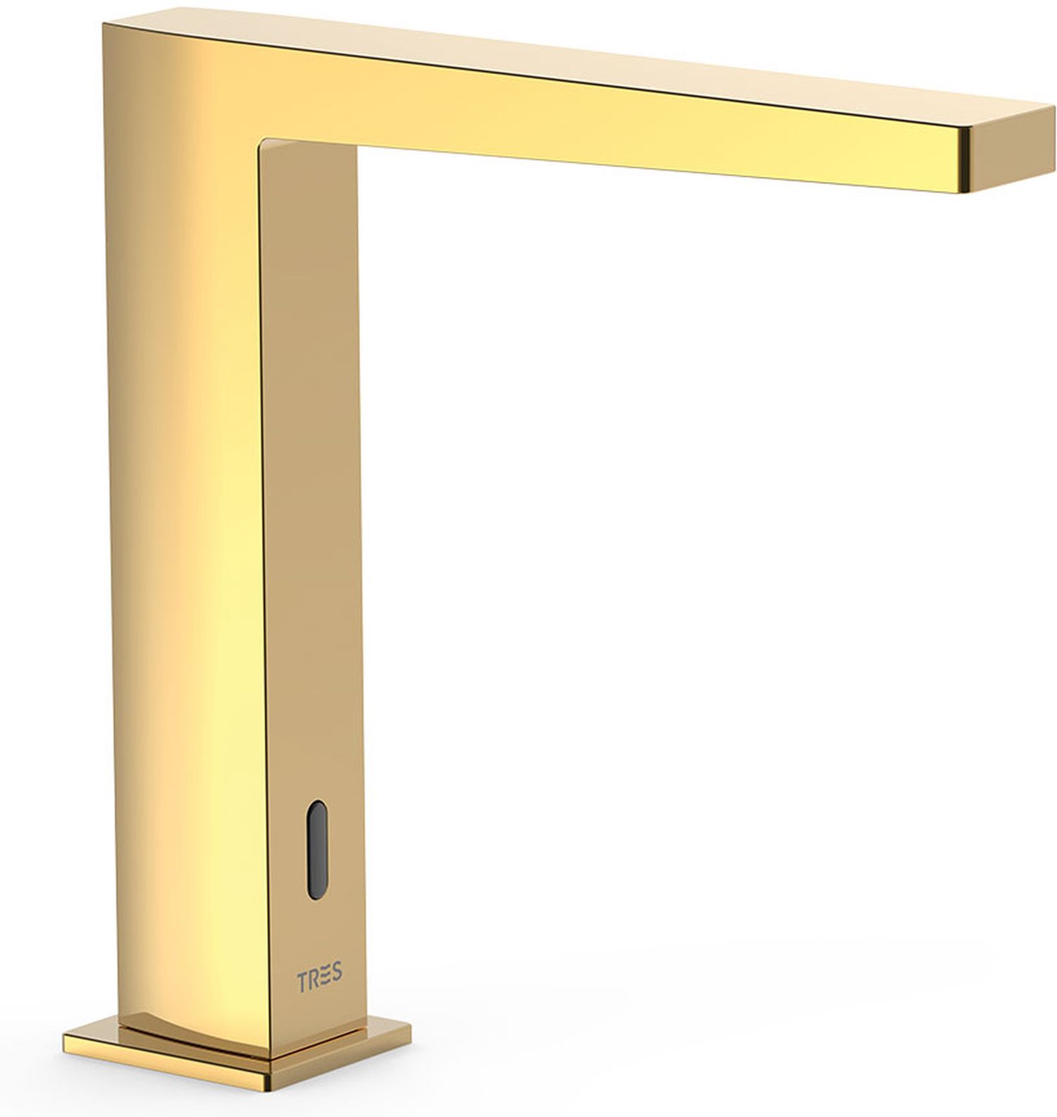 Tres Slim Exclusive grifo para lavabo de pie electrónico oro 20261320.OR