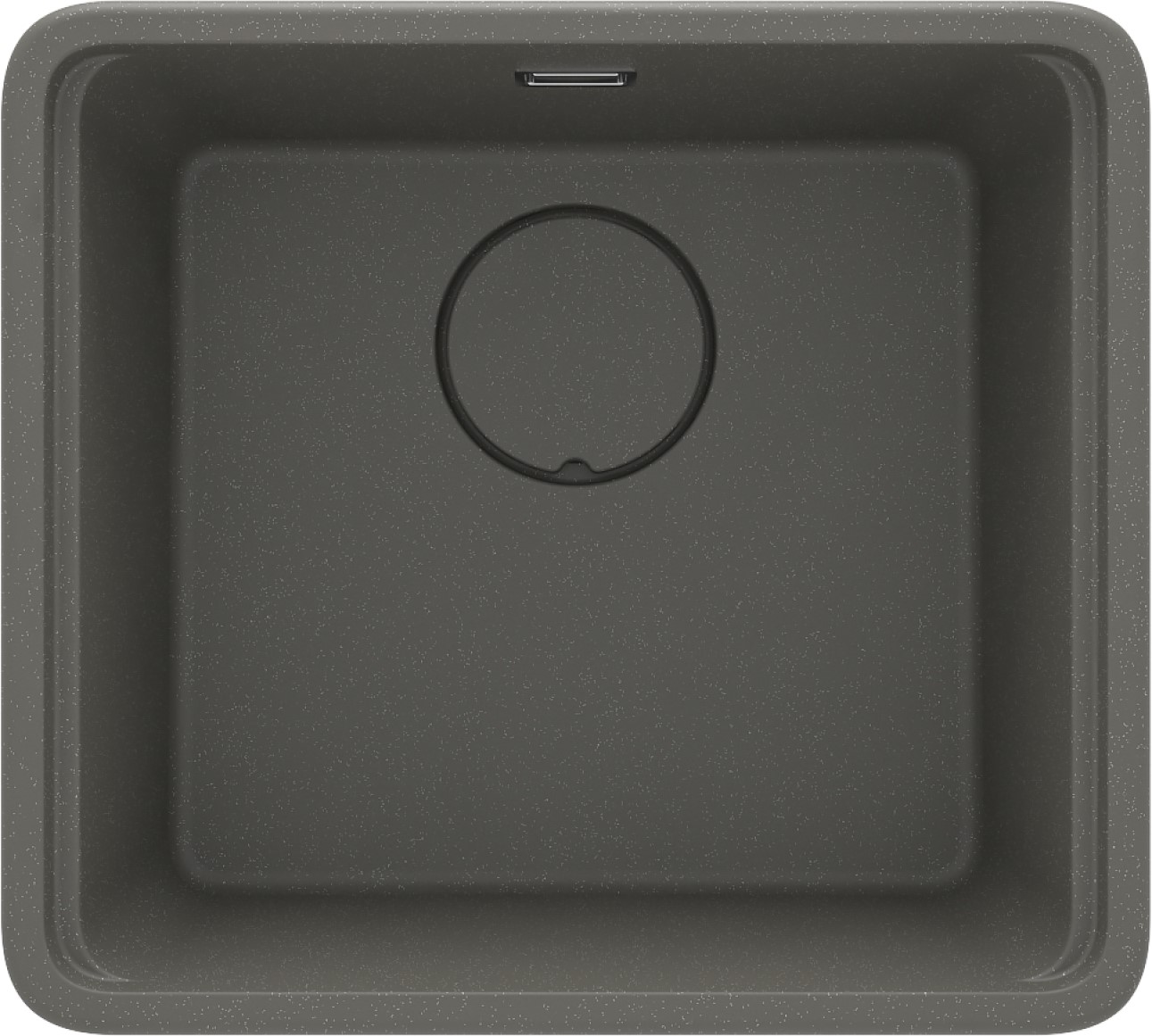 Deante Momi fregadero de granito 50x45 cm antracita ZKM_T10A