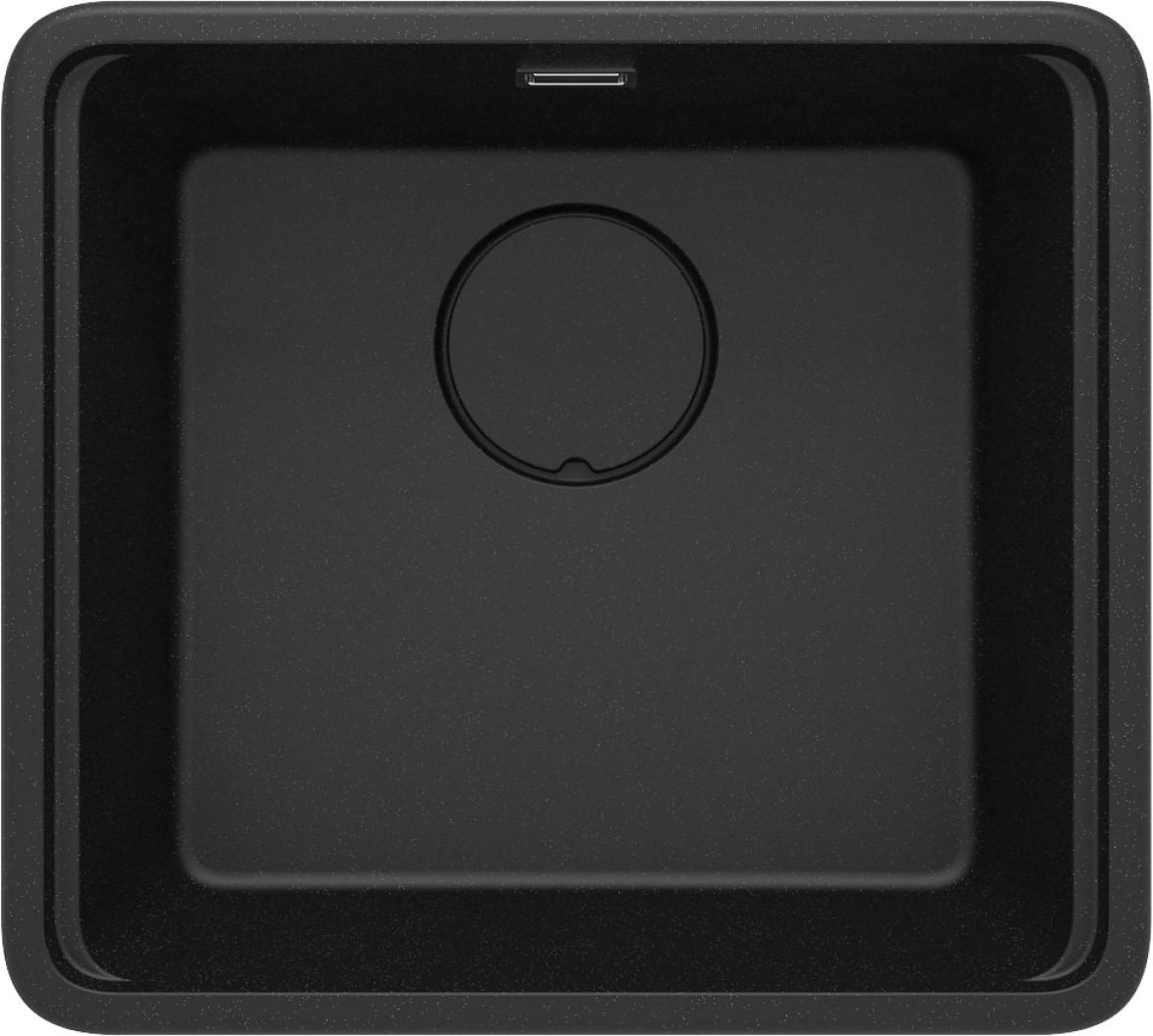 Deante Momi fregadero de granito 50x45 cm negro-gris/grafito/ónix ZKM_G10A