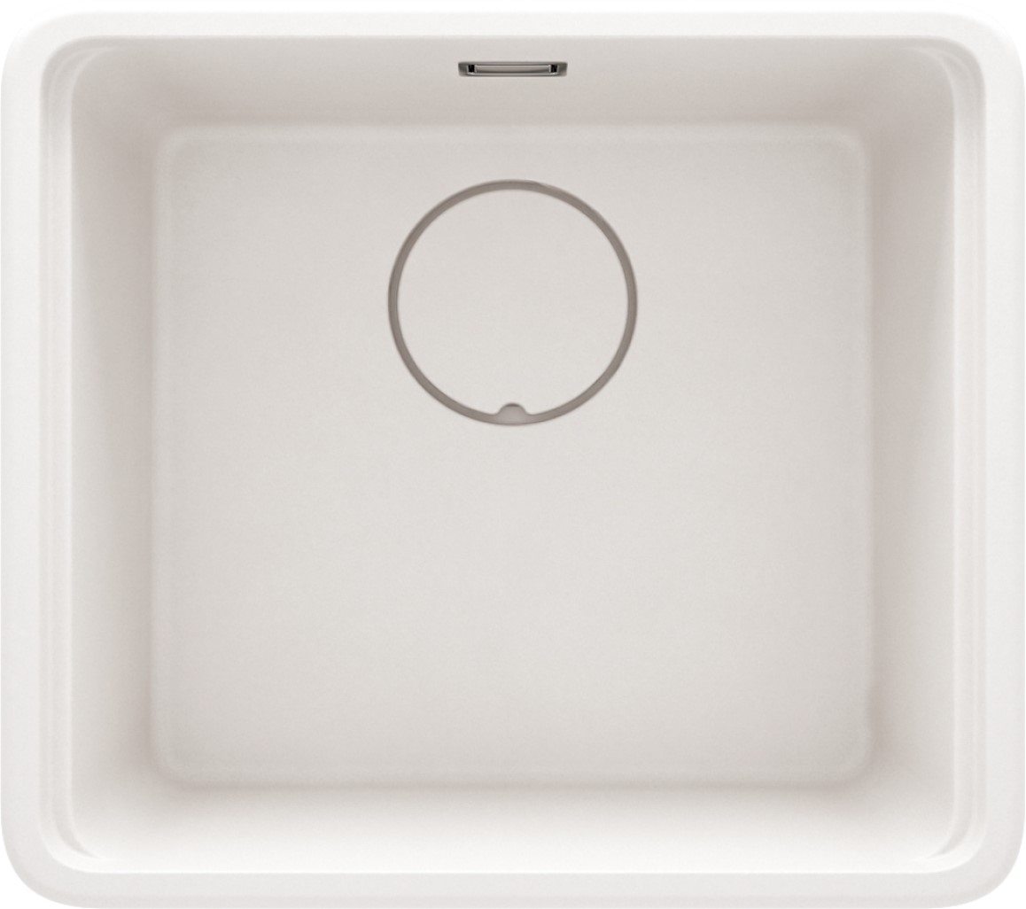 Deante Momi fregadero de granito 50x44 cm blanco ZKM_A10A